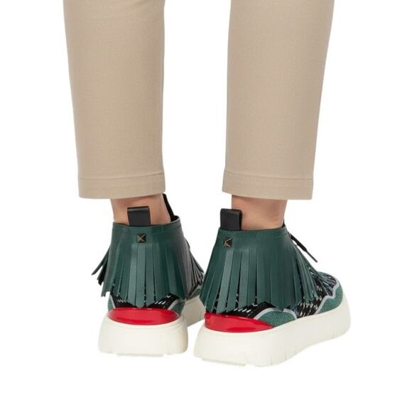 Valentino Rockstud Accents Sock Sneakers, US7.5/EU40.5 main image 4